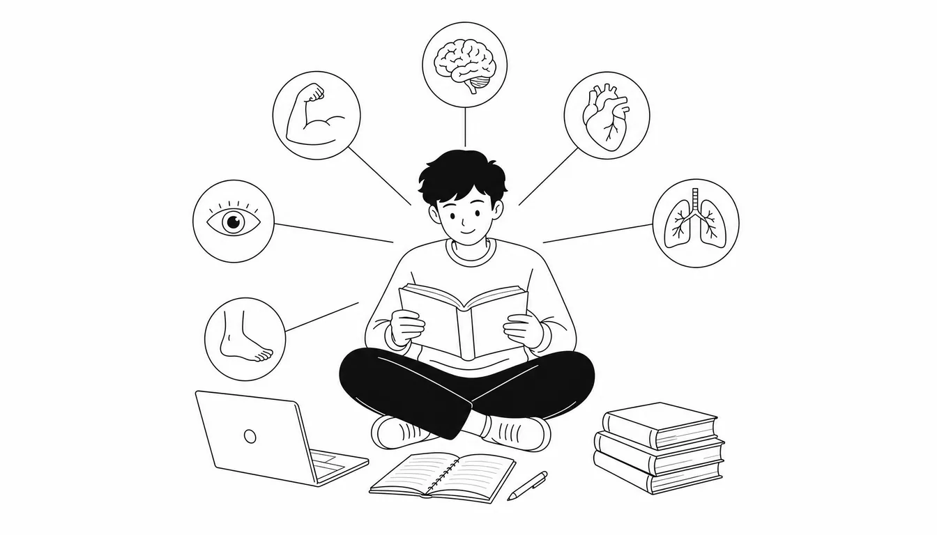Vocabulario del cuerpo humano en inglés